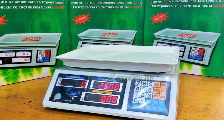 ELECTRONIC SCALE – 40KG ( NO LICENSE)