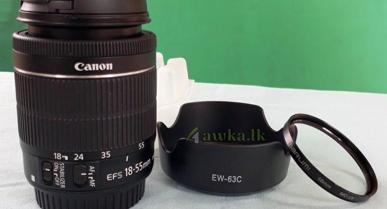 Canon EF-S 18-55mm F/1:3.5-5.6 IS STM AF/MF Lens